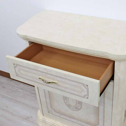 サルタレッリ アマルフィ 1ドアキャビネット アイボリー カップボード サイドボード