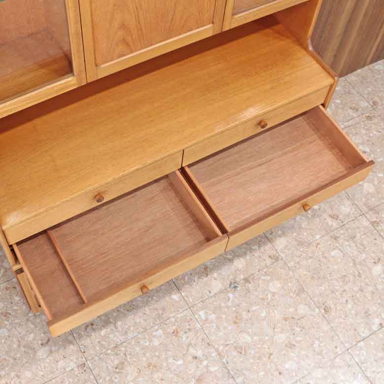 キャビネット ネイサン カップボード イギリス チーク 完成品 NATHAN