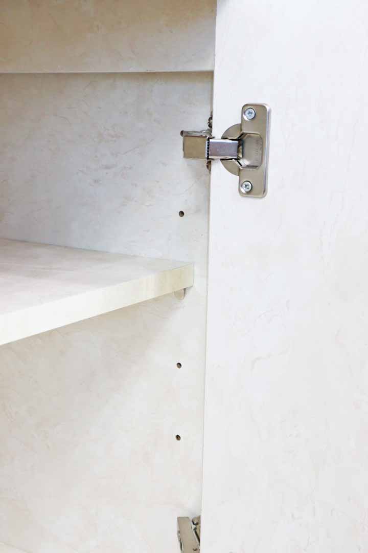 サルタレッリ アマルフィ 1ドアサイドボード アイボリー ローキャビネット