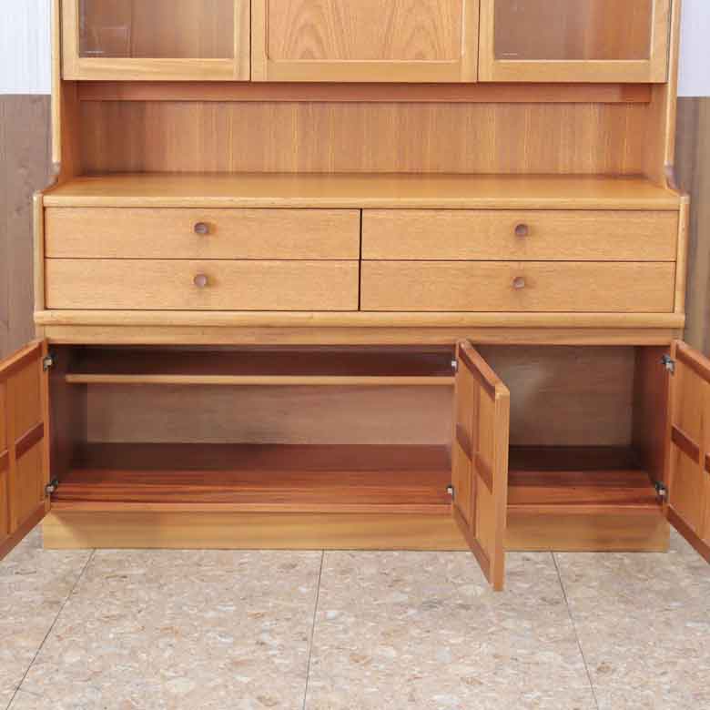 キャビネット ネイサン カップボード イギリス チーク 完成品 NATHAN