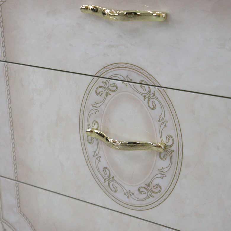 サルタレッリ アマルフィ 1ドアキャビネット アイボリー カップボード チェスト