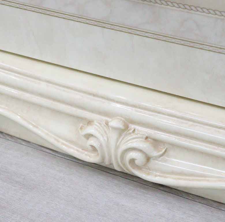 サルタレッリ アマルフィ 1ドアキャビネット アイボリー カップボード チェスト