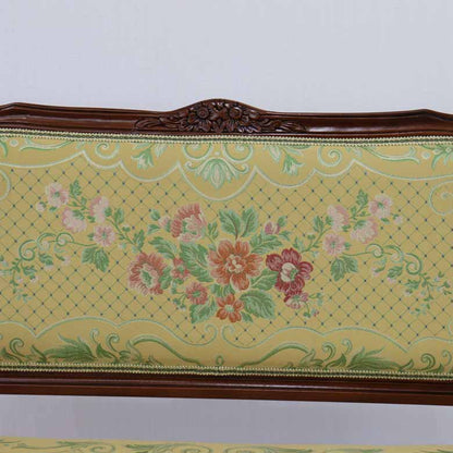 イタリア 二人がけ ソファ 木製 ゴールド サロンソファ