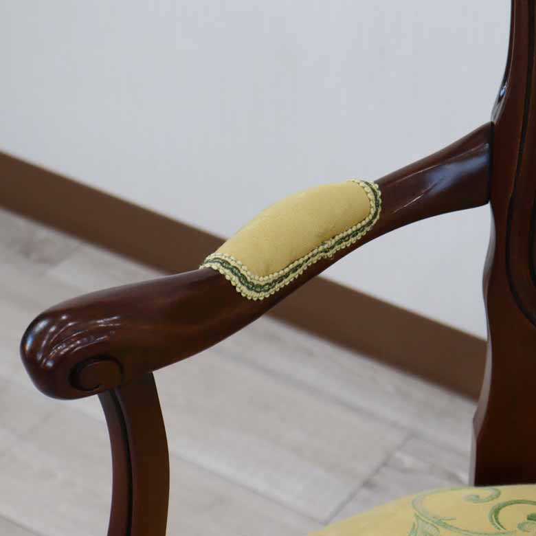 イタリア 二人がけ ソファ 木製 ゴールド サロンソファ