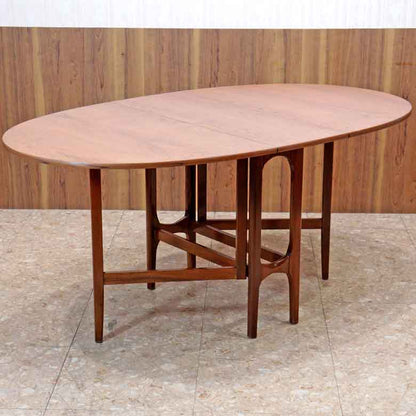 ゲートレッグテーブル チーク ヴィンテージ イギリス ダイニングテーブル