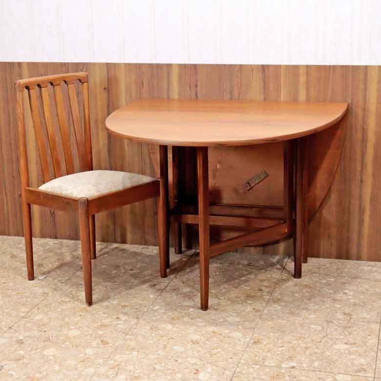 ゲートレッグテーブル チーク ヴィンテージ イギリス ダイニングテーブル