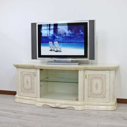 サルタレッリ アマルフィ テレビボード 160cm アイボリー ローボード テレビ台