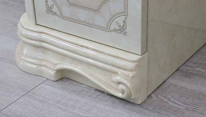 サルタレッリ アマルフィ ドレッサーデスク  アイボリー ヴァニティ