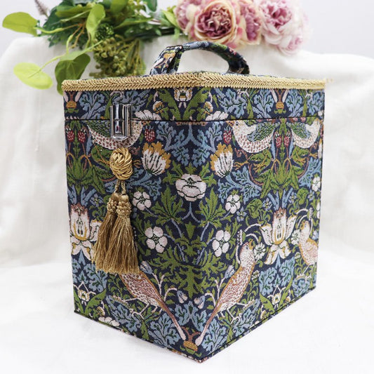 ロイヤルアーデン コスメボックス マルチラック バード＆ストロベリー いちご泥棒