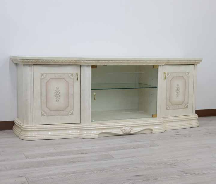 サルタレッリ アマルフィ テレビボード 160cm アイボリー ローボード テレビ台