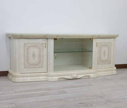 サルタレッリ アマルフィ テレビボード 160cm アイボリー ローボード テレビ台