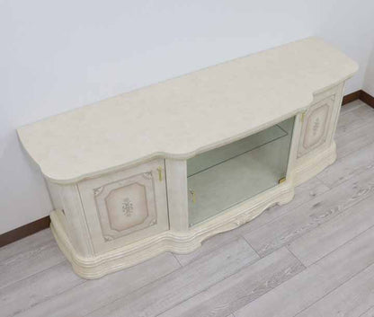 サルタレッリ アマルフィ テレビボード 160cm アイボリー ローボード テレビ台