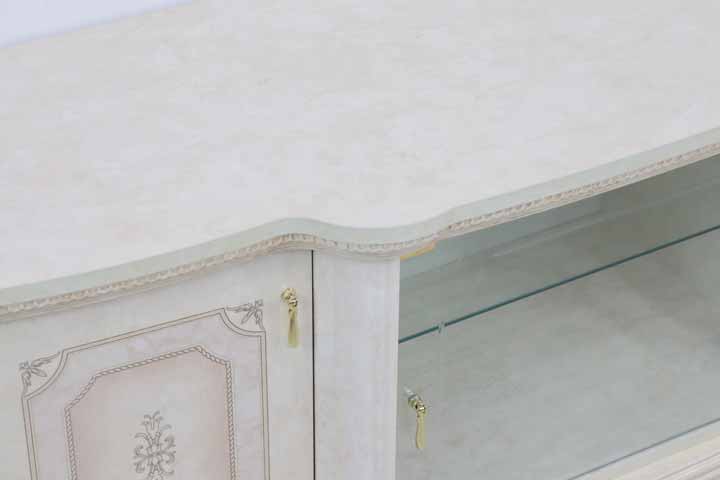 サルタレッリ アマルフィ テレビボード 160cm アイボリー ローボード テレビ台