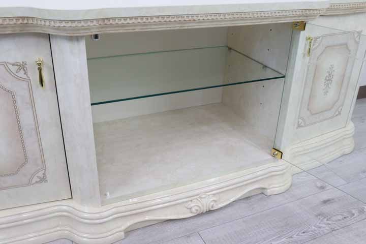 サルタレッリ アマルフィ テレビボード 160cm アイボリー ローボード テレビ台