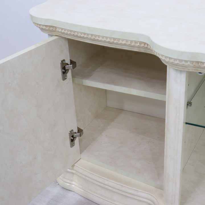 サルタレッリ アマルフィ テレビボード 160cm アイボリー ローボード テレビ台