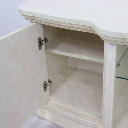 サルタレッリ アマルフィ テレビボード 160cm アイボリー ローボード テレビ台