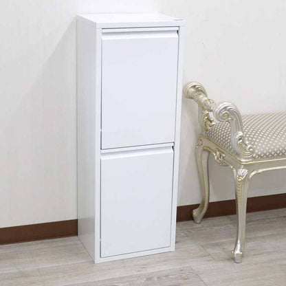 ダストボックス イタリア アイアン DOTTUS 2杯/2段 カラフル ゴミ箱