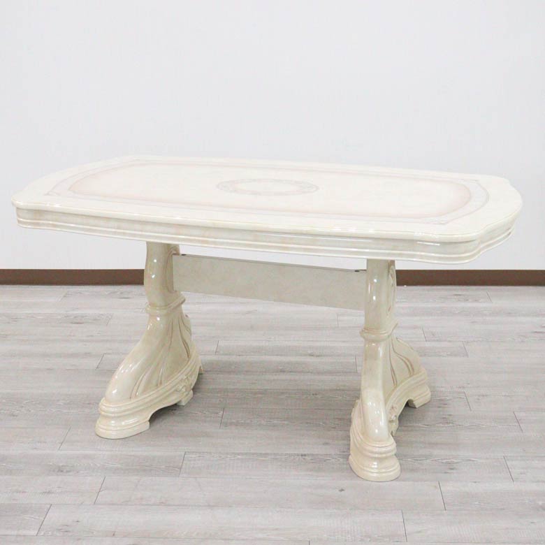 サルタレッリ アマルフィ ダイニングテーブル 145cm アイボリー