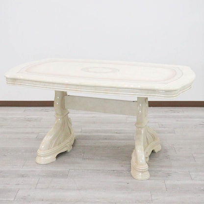 サルタレッリ アマルフィ ダイニングテーブル 145cm アイボリー