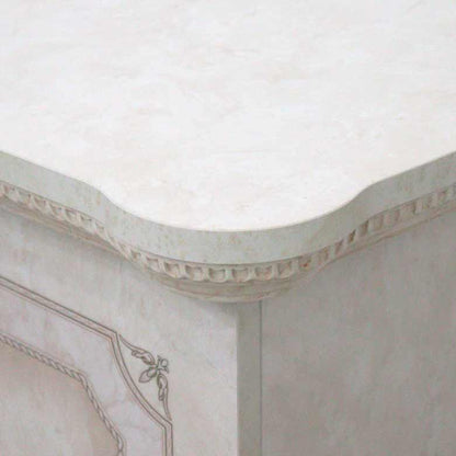 サルタレッリ アマルフィ ワイドチェスト アイボリー 6引出 ダブルドレッサー