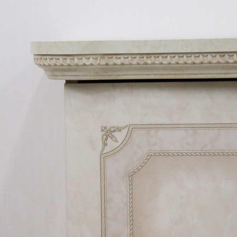 サルタレッリ アマルフィ ワイドチェスト アイボリー 6引出 ダブルドレッサー