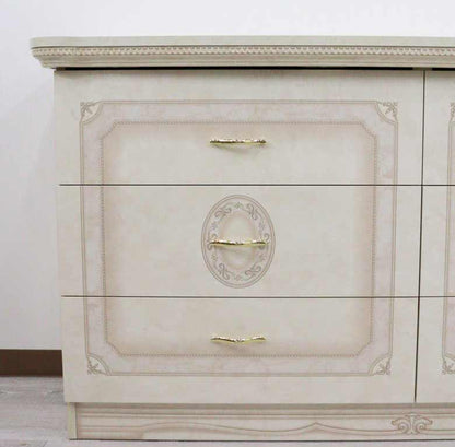 サルタレッリ アマルフィ ワイドチェスト アイボリー 6引出 ダブルドレッサー