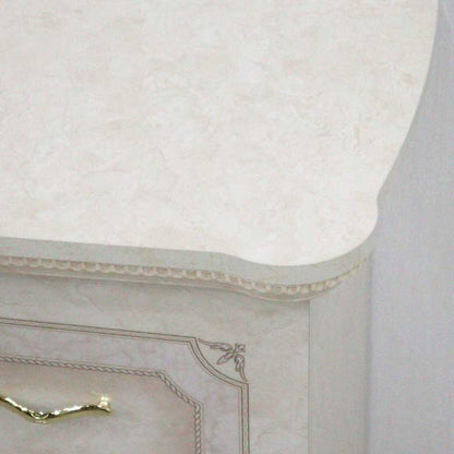 サルタレッリ アマルフィ ワイドチェスト アイボリー 3引出 シングルドレッサー