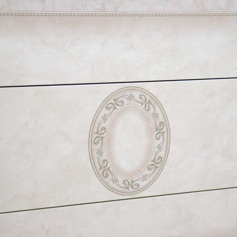 サルタレッリ アマルフィ ワイドチェスト アイボリー 3引出 シングルドレッサー