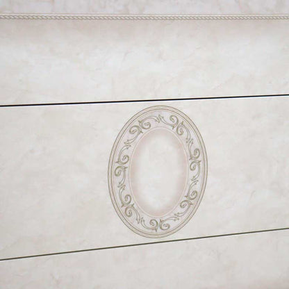 サルタレッリ アマルフィ ワイドチェスト アイボリー 3引出 シングルドレッサー