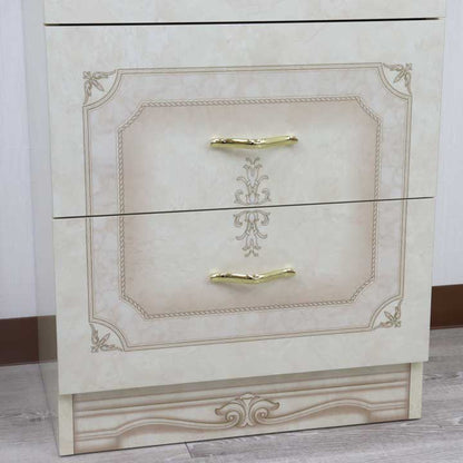 サルタレッリ アマルフィ 3段チェスト  アイボリー 3引出 ナイトテーブル