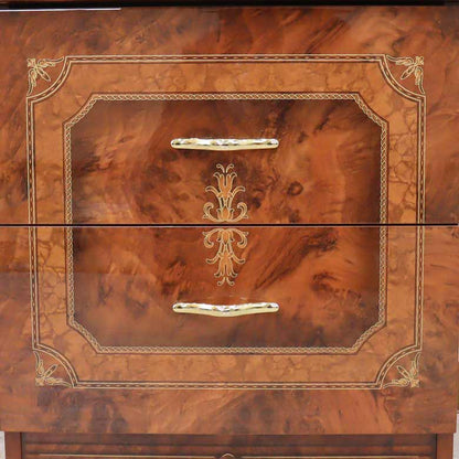 アウトレット サルタレッリ アマルフィ 2段チェスト 60cm ナイトテーブル  ウォールナット