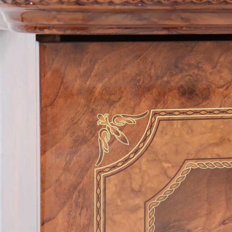 アウトレット サルタレッリ アマルフィ 2段チェスト 60cm ナイトテーブル  ウォールナット