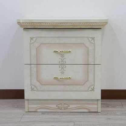 サルタレッリ アマルフィ 2段チェスト  アイボリー 2引出 ナイトテーブル