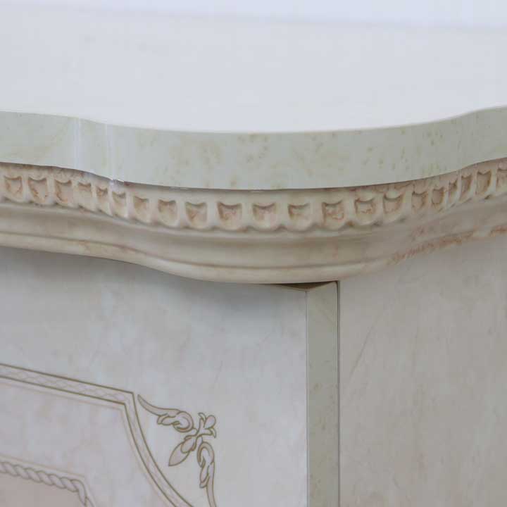 サルタレッリ アマルフィ 2段チェスト  アイボリー 2引出 ナイトテーブル