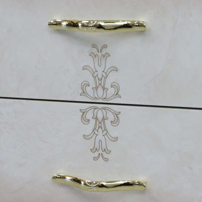 サルタレッリ アマルフィ 2段チェスト  アイボリー 2引出 ナイトテーブル