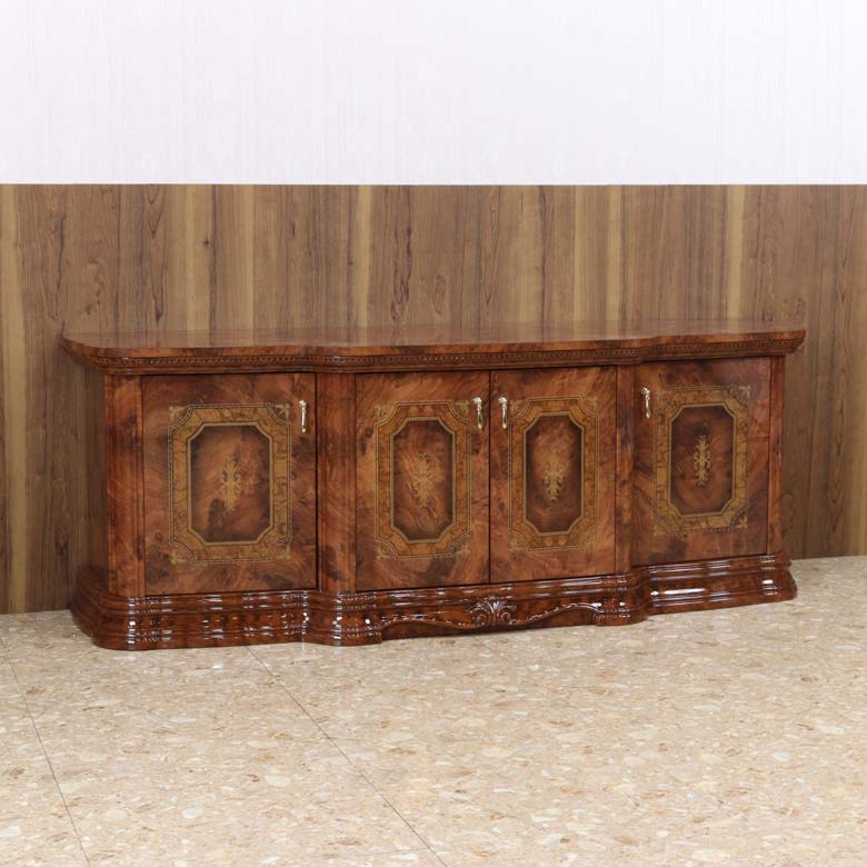 サルタレッリ アマルフィ 4ドアテレビボード ローボード  ウォールナット