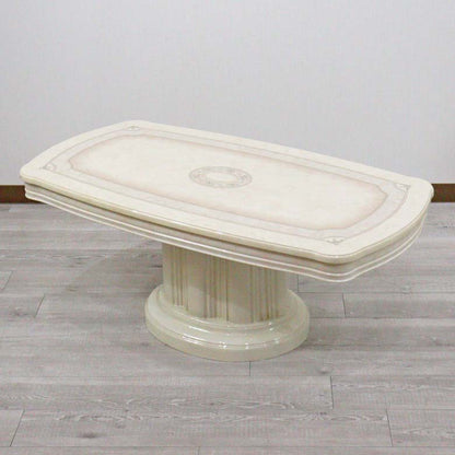 サルタレッリ アマルフィ センターテーブル 115cm アイボリー ローテーブル