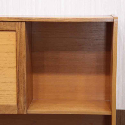 イギリス ヴィンテージ チーク材 ライティングビューロー付き キャビネット サイドボード