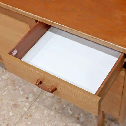 イギリス ヴィンテージ チーク材 ライティングビューロー付き キャビネット サイドボード