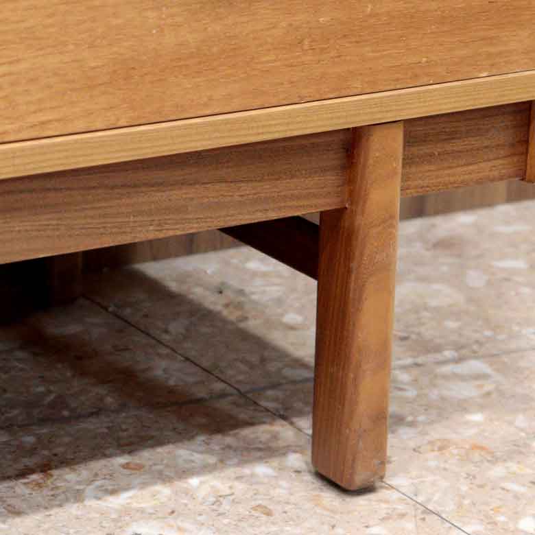 イギリス ヴィンテージ チーク材 ライティングビューロー付き キャビネット サイドボード