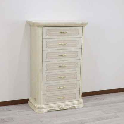 サルタレッリ アマルフィ 7段チェストアイボリー リビングチェスト