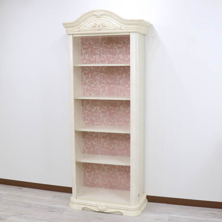 サルタレッリ アマルフィ ブックケース アイボリー 本棚 オープンキャビネット