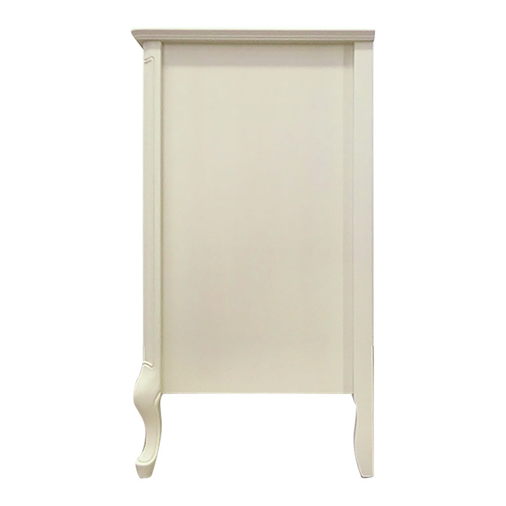 ローチェスト 120cm幅 東海家具 白家具 姫 プリンセス おしゃれ かわいい フルール 783239