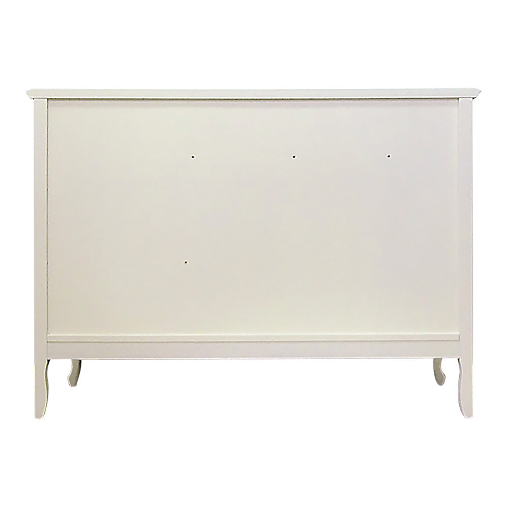 ローチェスト 120cm幅 東海家具 白家具 姫 プリンセス おしゃれ かわいい フルール 783239