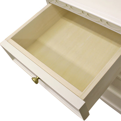 ローチェスト 120cm幅 東海家具 白家具 姫 プリンセス おしゃれ かわいい フルール 783239