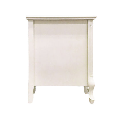 ナイトテーブル オープンチェスト アンティークホワイト 白家具 姫 プリンセス おしゃれ かわいい 東海家具 フルール 783277