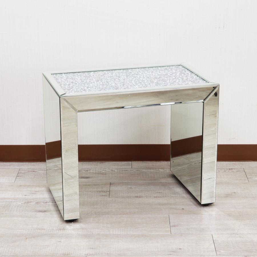 ミラー家具 ネストテーブル 3点セット ディスプレイスタンド サイド