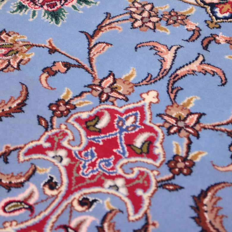 ペルシャ絨毯 115x74cm イスファハン カーペット ラグ 玄関マット persian rug バヤットノマド