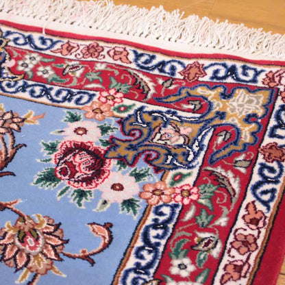 ペルシャ絨毯 115x74cm イスファハン カーペット ラグ 玄関マット persian rug バヤットノマド