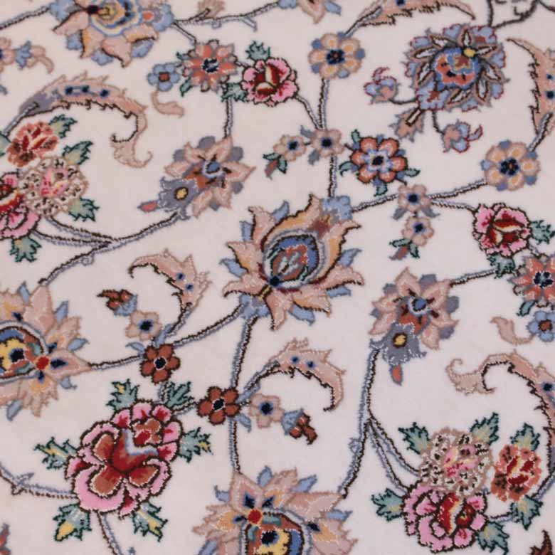 ペルシャ絨毯 206x126cm イスファハン カーペット ラグ 玄関マット persian rug バヤットノマド